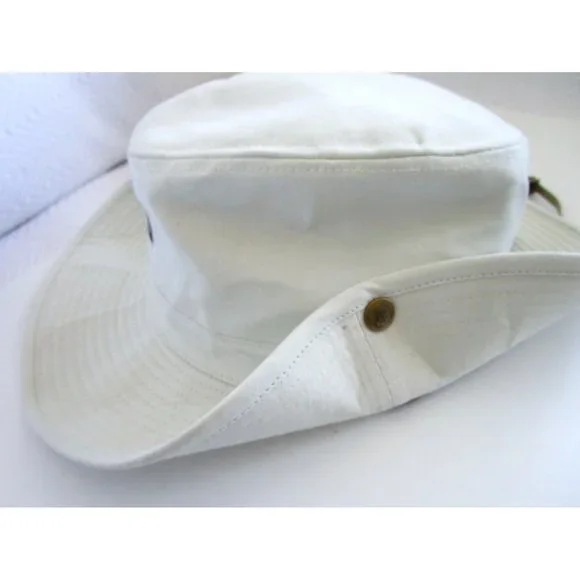 Men's Kodiak Rugged Outback Headwear Beige & Leather Strap - OS 100% Cotton NWT - Picture 7 of 16